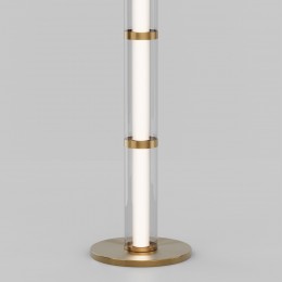 Напольный светодиодный светильник 80537/1 латунь Eurosvet