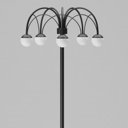 Напольный светодиодный светильник c регулировкой цветовой температуры 90194 черный Eurosvet