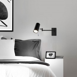 Настенный светильник с поворотным плафоном 20166/1 черный Eurosvet