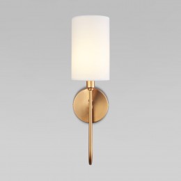 Настенный светильник с тканевым абажуром 60164/1 латунь Eurosvet