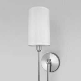 Настенный светильник с тканевым абажуром 60164/1 никель Eurosvet