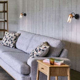 Настенный светильник со стеклянным плафоном 20122/1 черный / золото Eurosvet