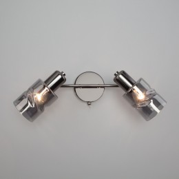 Настенный светильник со стеклянными плафонами 20120/2 чёрный жемчуг Eurosvet