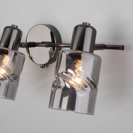 Настенный светильник со стеклянными плафонами 20120/3 чёрный жемчуг Eurosvet