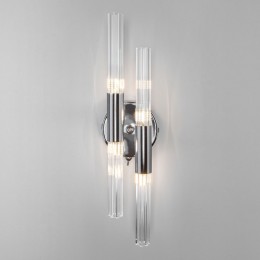 Настенный светильник со стеклянными плафонами 558/4 хром Bogate's