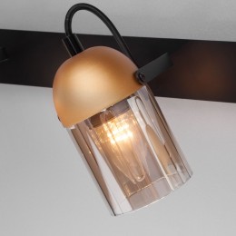 Настенный светильник в стиле лофт 20122/3 черный / золото Eurosvet