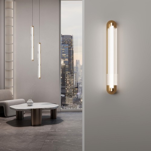 Настенный светодиодный светильник 303071 LED латунь Eurosvet