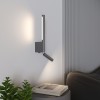 Настенный светодиодный светильник Sarca LED 3000K 40111/LED графит Elektrostandard