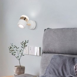 Настенный светодиодный светильник в стиле минимализм 20165/1 LED золото / белый Eurosvet