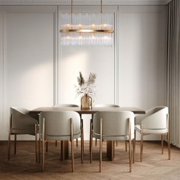 Подвесная люстра со стеклянным рассеивателем 486/8 Bogate's