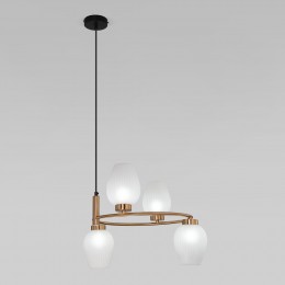 Подвесная люстра со стеклянными плафонами 30183/4 латунь Eurosvet