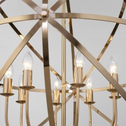 Подвесная люстра в стиле лофт 60139/8 золото Eurosvet