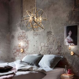 Подвесная люстра в стиле лофт 60139/8 золото Eurosvet