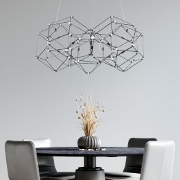 Подвесная светодиодная люстра 90169/5 черный жемчуг Eurosvet