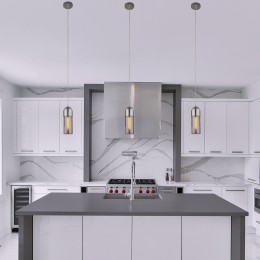 Подвесной светильник со стеклянным плафоном 50180/1 дымчатый Eurosvet