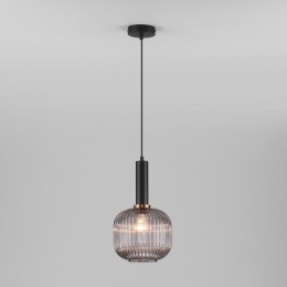 Подвесной светильник со стеклянным плафоном 50182/1 дымчатый Eurosvet