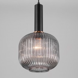 Подвесной светильник со стеклянным плафоном 50182/1 дымчатый Eurosvet