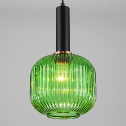 Подвесной светильник со стеклянным плафоном 50182/1 зеленый Eurosvet
