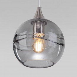 Подвесной светильник со стеклянным плафоном 50221/1 дымчатый Eurosvet