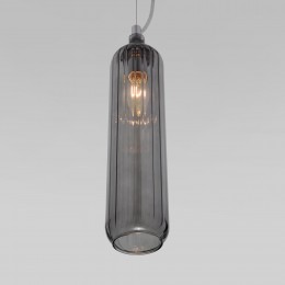 Подвесной светильник со стеклянным плафоном 50252/1 дымчатый Eurosvet