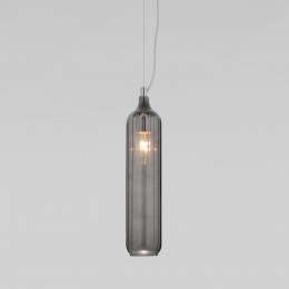 Подвесной светильник со стеклянным плафоном 50252/1 дымчатый Eurosvet