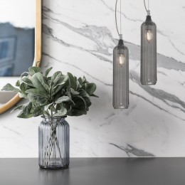 Подвесной светильник со стеклянным плафоном 50252/1 дымчатый Eurosvet