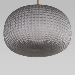 Подвесной светильник со стеклянным плафоном 50262/1 серый Eurosvet