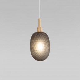 Подвесной светильник со стеклянным плафоном 50266/1 дымчатый Eurosvet