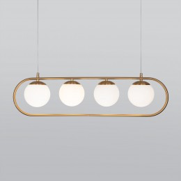 Подвесной светильник со стеклянными плафонами 50089/4 золото Eurosvet