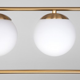 Подвесной светильник со стеклянными плафонами 50089/4 золото Eurosvet