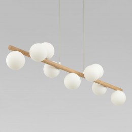 Подвесной светильник со стеклянными плафонами 5906 Estera Wood TK Lighting