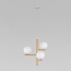 Подвесной светильник со стеклянными плафонами 6799 Estera Wood TK Lighting