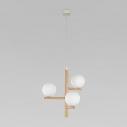 Подвесной светильник со стеклянными плафонами 6799 Estera Wood TK Lighting