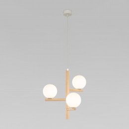 Подвесной светильник со стеклянными плафонами 6799 Estera Wood TK Lighting