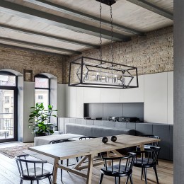 Подвесной светильник в стиле лофт 70122/5 черный Eurosvet