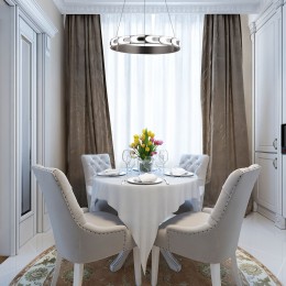 Подвесной светодиодный светильник с регулировкой цветовой температуры и яркости 90163/1 сатин-никель Eurosvet