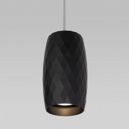 Подвесной светодиодный светильник в стиле лофт 50246/1 LED/ черный Eurosvet