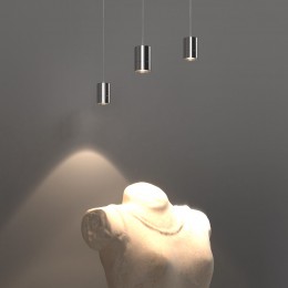 Подвесной светодиодный светильник в стиле лофт 50248/1 LED/ хром Eurosvet