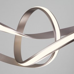 Подвесной светодиодный светильник в стиле минимализм 90174/1 сатин-никель Eurosvet