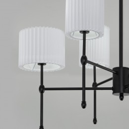 Потолочная люстра с тканевыми абажурами 60162/6 черный Eurosvet