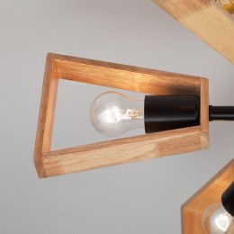 Потолочная люстра в стиле лофт 70056/6 черный Eurosvet