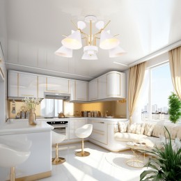 Потолочная люстра в стиле лофт 70114/5 белый Eurosvet