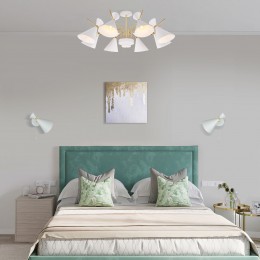 Потолочная люстра в стиле лофт 70114/8 белый Eurosvet