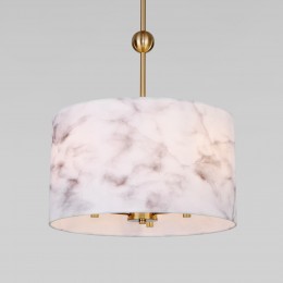 Потолочный светильник с тканевым абажуром 60174/3 латунь Eurosvet