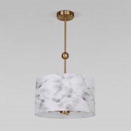 Потолочный светильник с тканевым абажуром 60174/3 латунь Eurosvet