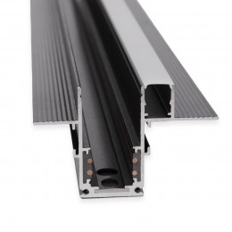 Slim Magnetic Шинопровод встраиваемый с местом под светодиодную ленту чёрный 2м 85132/00 Elektrostandard