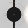 Светильник настенный светодиодный Illume черный 4000K 40154/LED Elektrostandard