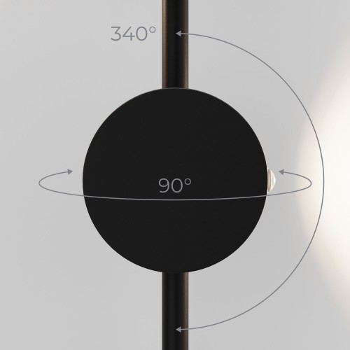 Светильник настенный светодиодный Illume черный 4000K 40154/LED Elektrostandard