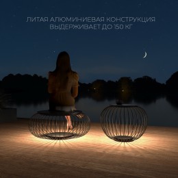Светильник садово-парковый светодиодный Firenze черный 35178/S черный Elektrostandard