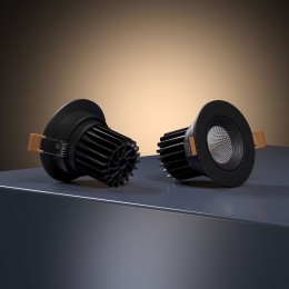 Светильник встраиваемый светодиодный Even 7W 4000K черный 25094/LED Elektrostandard